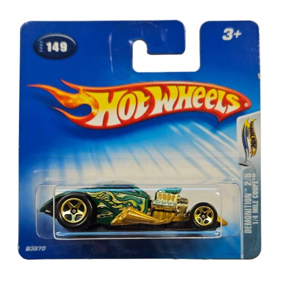 HOT WHEELS 2004 DEMONITION 1/5 - 1/14 MILE COUPE #149 B3870 HOT WHEELS 2004 DEMONITION 1/5 - 1/14 MILE COUPE #149 B3870