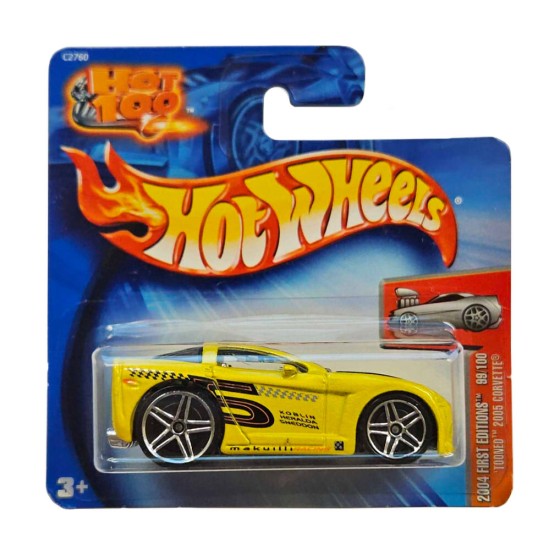 HOT WHEELS 2004 FIRST EDITIONS 'TOONED' 2005 CORVETTE 99/100 C2760 HOT WHEELS 2004 FIRST EDITIONS 'TOONED' 2005 CORVETTE 99/100 C2760