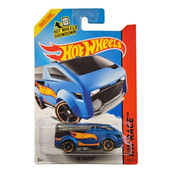HOT WHEELS 2014 HW RACE THE VANSTER 128/250 BLUE CFK75 HOT WHEELS 2014 HW RACE THE VANSTER 128/250 BLUE CFK75