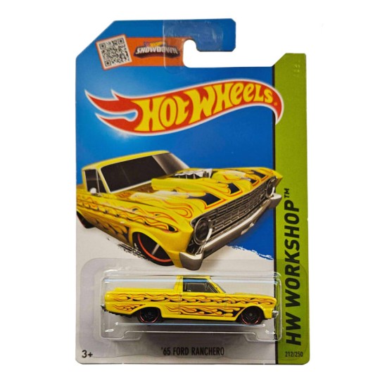 HOT WHEELS 2014 HW WORKSHOP '65 FORD RANCHERO 212/250 YELLOW CFL99