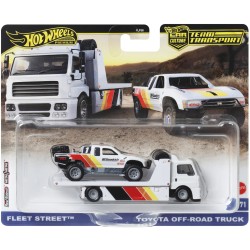 HOT WHEELS TEAM TRANSPORT FLEET STREET TOYOTA OFF-ROAD TRUCK #71 HRV39 HOT WHEELS TEAM TRANSPORT FLEET STREET TOYOTA OFF-ROAD TRUCK #71 HRV39