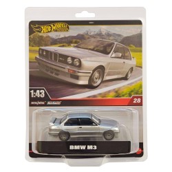HOT WHEELS PREMIUM 1/43 BMW M3 SILVER #28 HTW14
