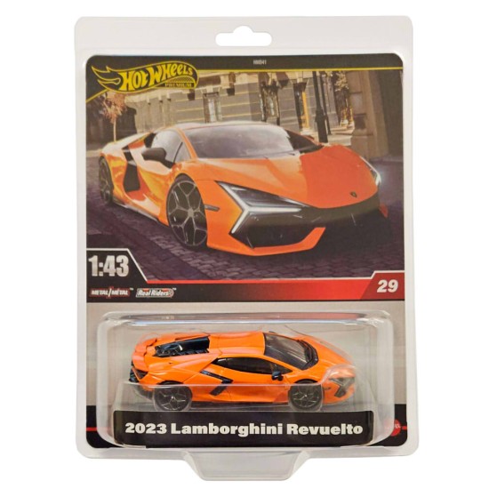 HOT WHEELS PREMIUM 1/43 2023 LAMBORGHINI REVUELTO #29 JCN68