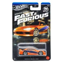 HOT WHEELS FAST AND FURIOUS GRAPHIC REMIX NISSAN SILVIA (S15) 4/5 JBY48 HOT WHEELS FAST AND FURIOUS GRAPHIC REMIX NISSAN SILVIA (S15) 4/5 JBY48