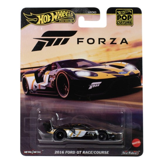 HOT WHEELS POP CULTURE FORZA 2016 FORD GT RACE/COURSE JBL67