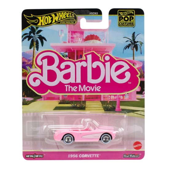 HOT WHEELS POP CULTURE BARBIE THE MOVIE 1956 CORVETTE JBL79