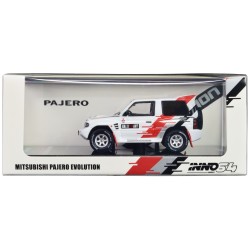 1/64 MITSUBISHI PAJERO EVOLUTION RALLIART WHITE IN64-EVOP-RAWHI