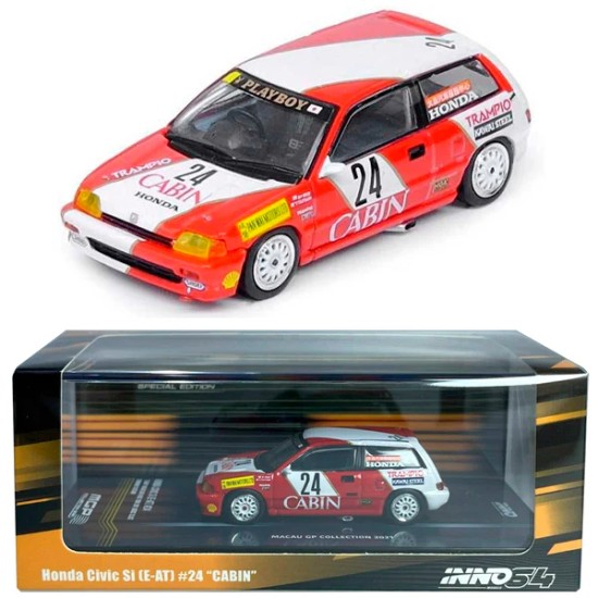 1/64 1988 HONDA CIVIC SI E-AT CABIN 24 TOMOHIKO TSUTSUMI IN64-EAT-MGP21CB