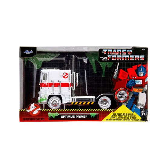 1/24 HOLLYWOOD RIDES - G1 OPTIMUS PRIME WITH ECTO 1 GRAPHICS 35572