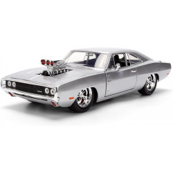 1/24 FAST AND FURIOUS ANNIVERSARY DOM'S DODGE CHARGER SILVER FINISH 36804