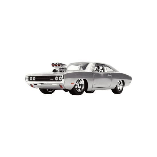 1/24 FAST AND FURIOUS ANNIVERSARY DOM'S DODGE CHARGER SILVER FINISH 36804
