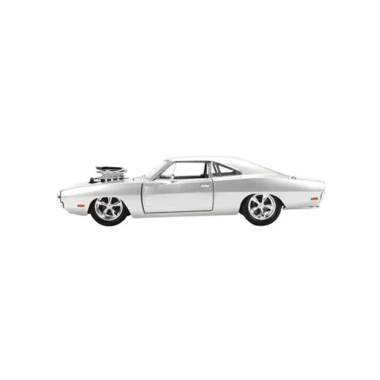 1/24 FAST AND FURIOUS ANNIVERSARY DOM'S DODGE CHARGER SILVER FINISH 36804
