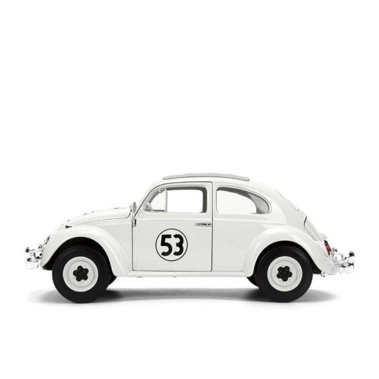1/24 HOLLYWOOD RIDES VW BEETLE HERBIE THE LOVE BUG WITH RACK 37584