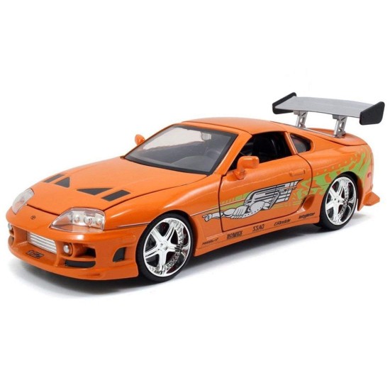 1/24 1995 TOYOTA SUPRA FAST AND FURIOUS ORANGE 97168