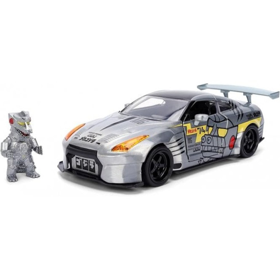 1/24 GODZILLA MECHAGODZILLA 2009 NISSAN GT-R WITH FIGURE 36285