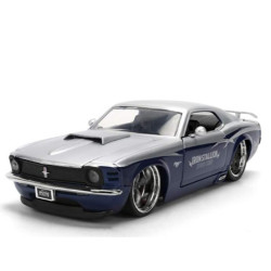1/24 FORD MUSTANG BOSS 429 1970 BLUE IRON STALLION BIG TIME MUSCLE 36639 1/24 FORD MUSTANG BOSS 429 1970 BLUE IRON STALLION BIG TIME MUSCLE 36639