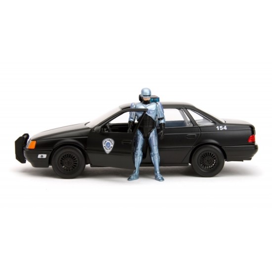 1/24 OCP FORD TAURUS WITH ROBOCOP FIGURE 35TH ANNIVERSARY 33743