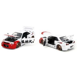 1/24 STREET FIGHTER 2002 NISSAN SKYLINE GT-R (R34) WITH RYU FIGURE 35114