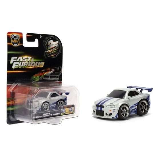 JAD36829 - 1/43 SMALL BLOCKS - FAST AND FURIOUS - 1999 NISSAN SKYLINE GT-R (R34)