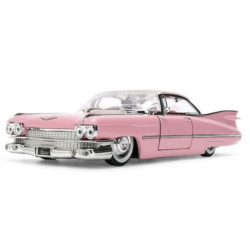 JAD38004 - 1/24 SHOWROOM FLOOR - CADILLAC COUPE DEVILLE 1959 - PINK