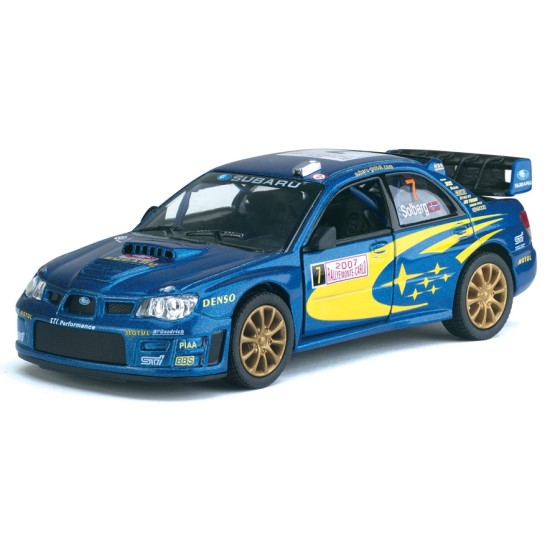 1/36 SUBARU IMPREZA WRC NO.7 SOLBERG, BLUE/YELLOW 5328W