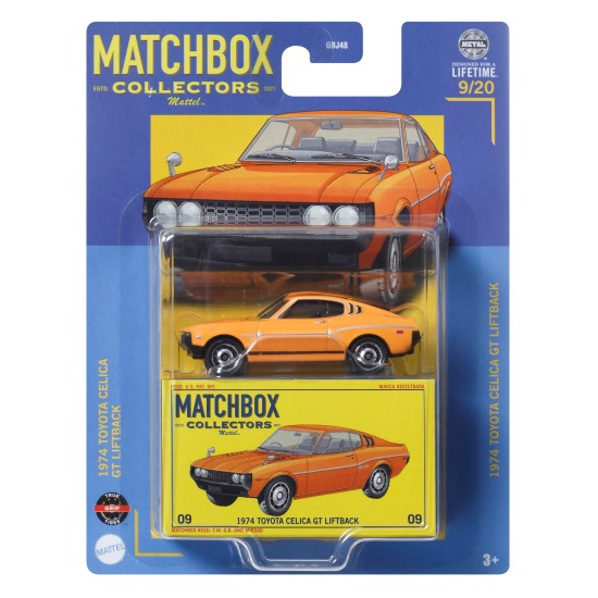 MATCHBOX COLLECTORS 1974 TOYOTA CELICA GT LIFTBACK 9/20 HVW16