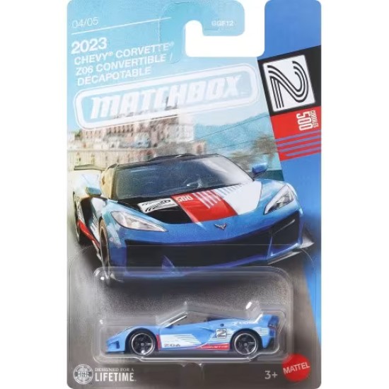 MATCHBOX 2026 2023 CHEVY CONVERTIBLE  Z06 CONVERTIBLE 04/05 JJR53