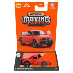 MATCHBOX MOVING PARTS 1/64 ALPHA WOLF ELECTRIC TRUCK JBW64