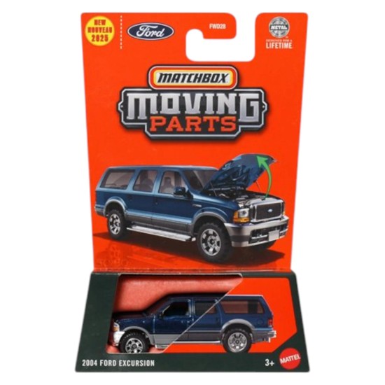 MATCHBOX MOVING PARTS 1/64 2004 FORD EXCURSION JBW67