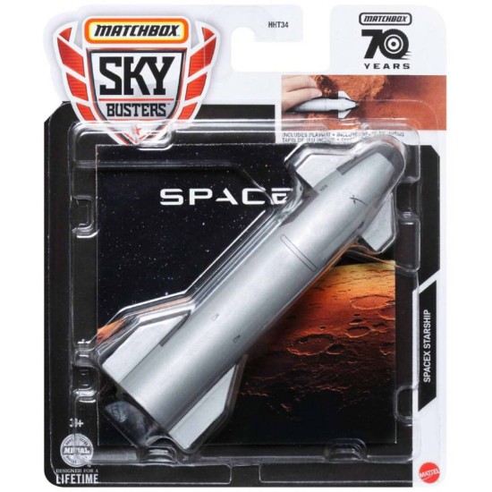 MATCHBOX SKYBUSTERS 70 YEARS SPACEX STARSHIP HHT54