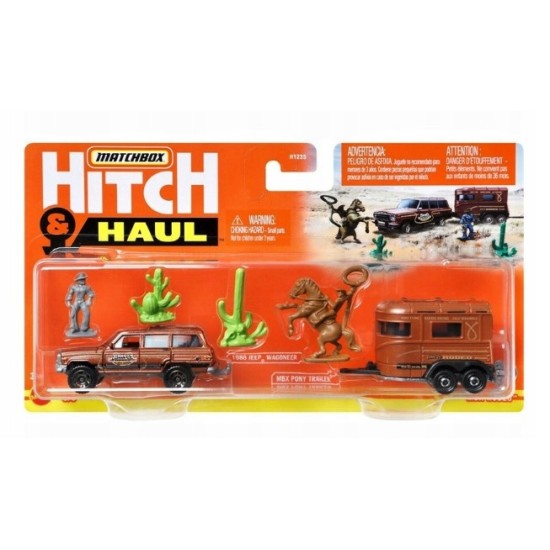 MATCHBOX HITCH & HAUL 1/64 MBX RODEO 6/8 HFH85