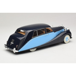 1/18 ROLLS ROYCE SILVER WRAITH EMPRESS BY HOOPER BLACK/BLUE 1956 MCG18051