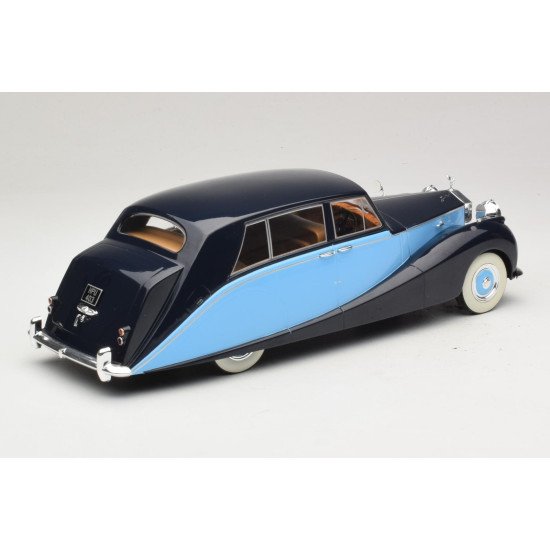 1/18 ROLLS ROYCE SILVER WRAITH EMPRESS BY HOOPER BLACK/BLUE 1956 MCG18051