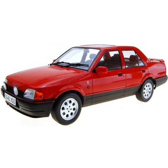 1/18 FORD ORION MK II GHIA RED RHD W/PEPPERPOT ALLOYS UK EXCLUSIVE MCG18847