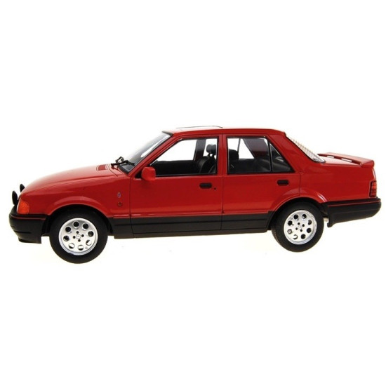 1/18 FORD ORION MK II GHIA RED RHD W/PEPPERPOT ALLOYS UK EXCLUSIVE MCG18847