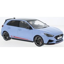 MCG18503 - 1/18 HYUNDAI I30 N LIGHT BLUE 2021 MCG18503 - 1/18 HYUNDAI I30 N LIGHT BLUE 2021
