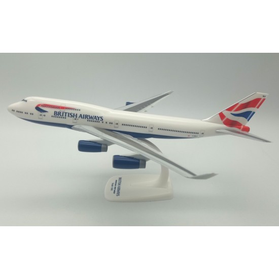 PPC 1/250 BRITISH AIRWAYS B747-400 UNION TAIL (PLASTIC SNAP-FIT MODEL)