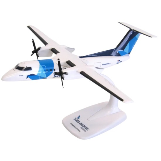 PPC 1/100 SATA AZORES AIRLINES DASH 8-300 (PLASTIC SNAP-FIT MODEL) 224639