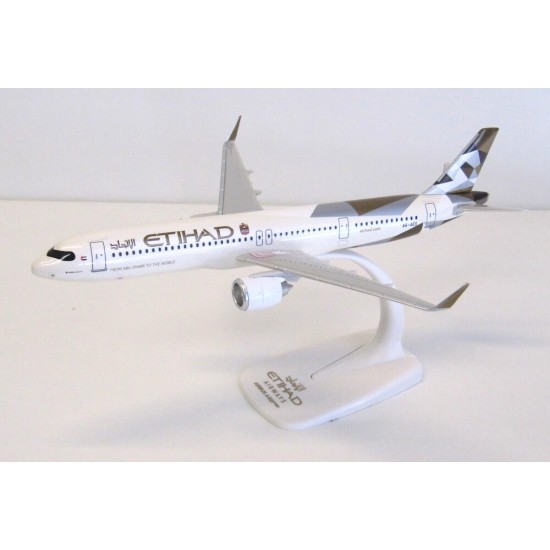 PPC 1/200 ETIHAD A321 NEO A6-AES (PLASTIC SNAP-FIT MODEL) 225032-1