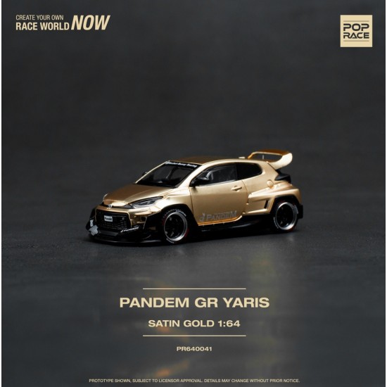 1/64 PADEM GR YARIS SATIN GOLD PR64-41