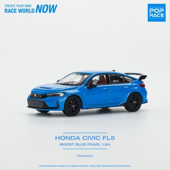 1/64 HONDA CIVIC TYPE-R FL5 BOOST BLUE PEARL PR640067