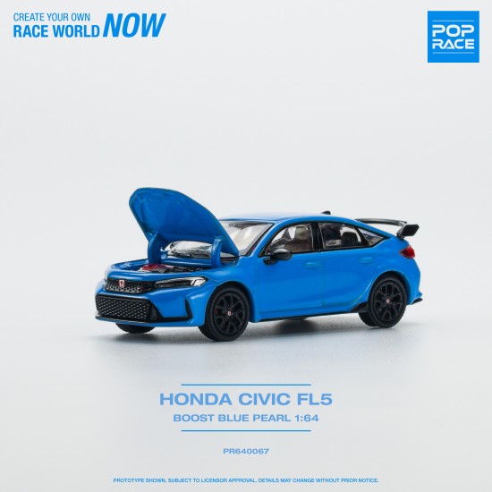 1/64 HONDA CIVIC TYPE-R FL5 BOOST BLUE PEARL PR640067