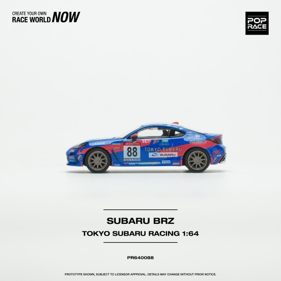 1/64 SUBARU BRZ TOKYO SUBARU RACING NO.88