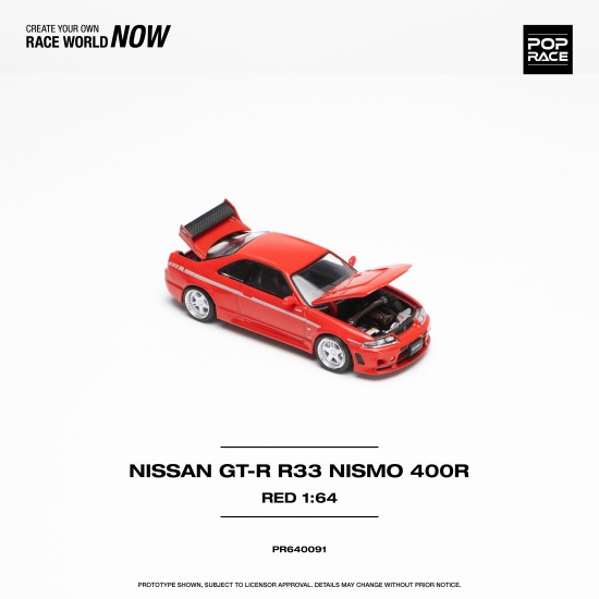1/64 NISSAN GT-R R33 NISMO 400R