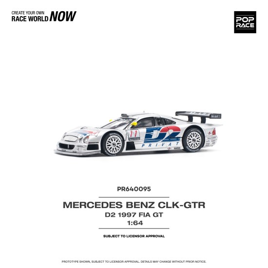 1/64 MERCEDES-BENZ CLK AMG GTR - 1997 FIA GT D2 PRIVAT