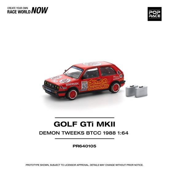 1/64 GOLF GTI MKII - TEAM DEMON TWEEKS BTCC 1988