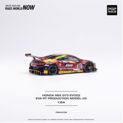 1/64 HONDA NSX GT3 EVO22 EVA RT PRODUCTION MODEL-02 PR64-108