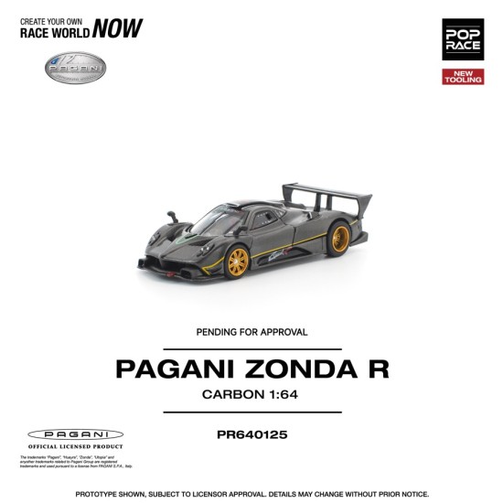 1/64 PAGANI ZONDA R (NEW TOOLING) 1/64 PAGANI ZONDA R (NEW TOOLING)