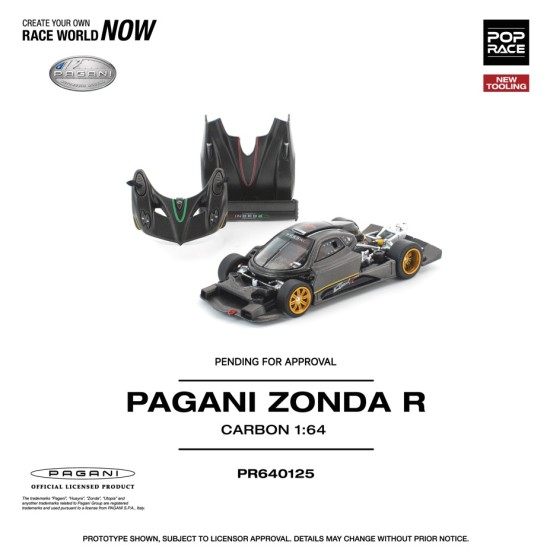 1/64 PAGANI ZONDA R (NEW TOOLING) 1/64 PAGANI ZONDA R (NEW TOOLING)