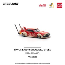 1/64 SKYLINE C210 KAIDO RACER (BOSOZOKU STYLE) COCA COLA JP PR640135 1/64 SKYLINE C210 KAIDO RACER (BOSOZOKU STYLE) COCA COLA JP PR640135